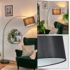 Soungou Staande lamp Chroom, Zwart, 1-licht
