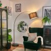 Soungou Staande lamp Chroom, Zwart, 1-licht