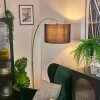 Bassagoda Staande lamp Chroom, Zwart, 1-licht