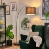 Bassagoda Staande lamp Chroom, Zwart, 1-licht