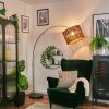 Cando Staande lamp Chroom, Zwart, 1-licht