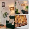 Cando Staande lamp, Booglampen Chroom, Zwart, 1-licht
