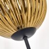 Koyoto Kogellampje, Staande lamp Blauw, Goud, Koperkleurig, 3-lichts