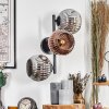 Ripoll Kogellampje, Wandlamp Chroom, Koperkleurig, Rookkleurig, 3-lichts