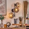 Ripoll Kogellampje, Wandlamp Duidelijk, Rookkleurig, 3-lichts
