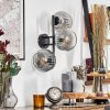 Ripoll Kogellampje, Wandlamp Duidelijk, Rookkleurig, 3-lichts