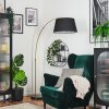Bassagoda Staande lamp Messing, Zwart, 1-licht