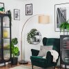 Soungou Staande lamp Koperkleurig, Zwart, 1-licht