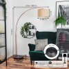Soungou Staande lamp Koperkleurig, Zwart, 1-licht