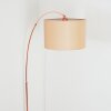Soungou Staande lamp Koperkleurig, Zwart, 1-licht