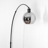 Koyoto Staande lamp, Booglampen Zwart, 1-licht