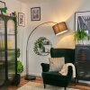 Soungou Staande lamp Zwart, 1-licht