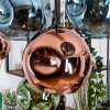 Ripoll Hanglamp, Kogellampje, Hanglamp Natuurlijke kleuren, Zwart, 8-lichts