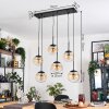 Gastor Hanglamp, Kogellampje, Hanglamp Amber, Duidelijk, 6-lichts