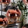 Gastor Hanglamp, Kogellampje, Hanglamp Duidelijk, Koperkleurig, 6-lichts