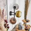 Ripoll Kogellampje, Wandlamp Goud, Duidelijk, Koperkleurig, Rookkleurig, 3-lichts
