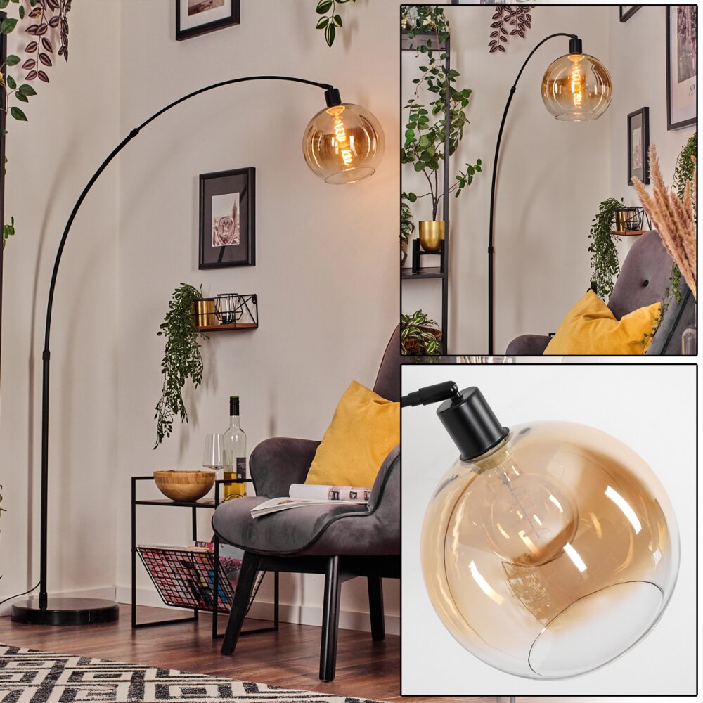 Koyoto Staande lamp Zwart, 1-licht main product photo