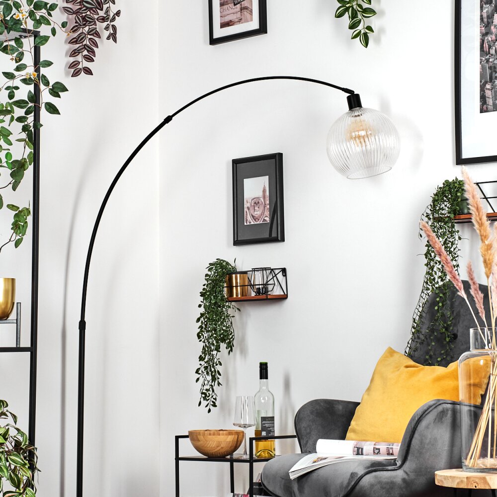 Koyoto Staande lamp Zwart, 1-licht