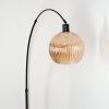 Koyoto Staande lamp, Booglampen Zwart, 1-licht