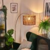 Cando Staande lamp Messing, Zwart, 1-licht