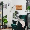 Cando Staande lamp Messing, Zwart, 1-licht
