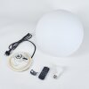 Ilara Kogellampje, Plint licht, Pad licht LED Wit, 1-licht, Afstandsbediening