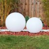 Ilorn Kogellampje, Plint licht, Pad licht LED Wit, 2-lichts, Afstandsbediening