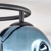 Ripoll Plafondlamp, Kogellampje Blauw, Groen, Koperkleurig, 3-lichts