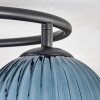 Koyoto Plafondlamp, Kogellampje 37 cm Blauw, Groen, Koperkleurig, 3-lichts
