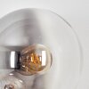 Gastor Kogellampje, Wandlamp Amber, Duidelijk, Rookkleurig, 3-lichts