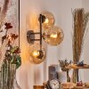 Gastor Kogellampje, Wandlamp Amber, 3-lichts