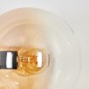 Gastor Kogellampje, Wandlamp Amber, Duidelijk, 3-lichts