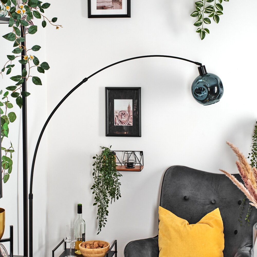 Ripoll Staande lamp Zwart, 1-licht