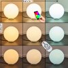 Ilorn Kogellampje, Plint licht, Pad licht LED Wit, 1-licht, Afstandsbediening