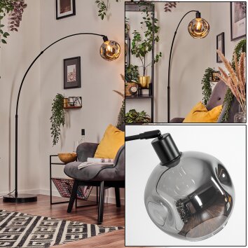 Ripoll Staande lamp Zwart, 1-licht
