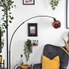 Ripoll Staande lamp, Booglampen Zwart, 1-licht