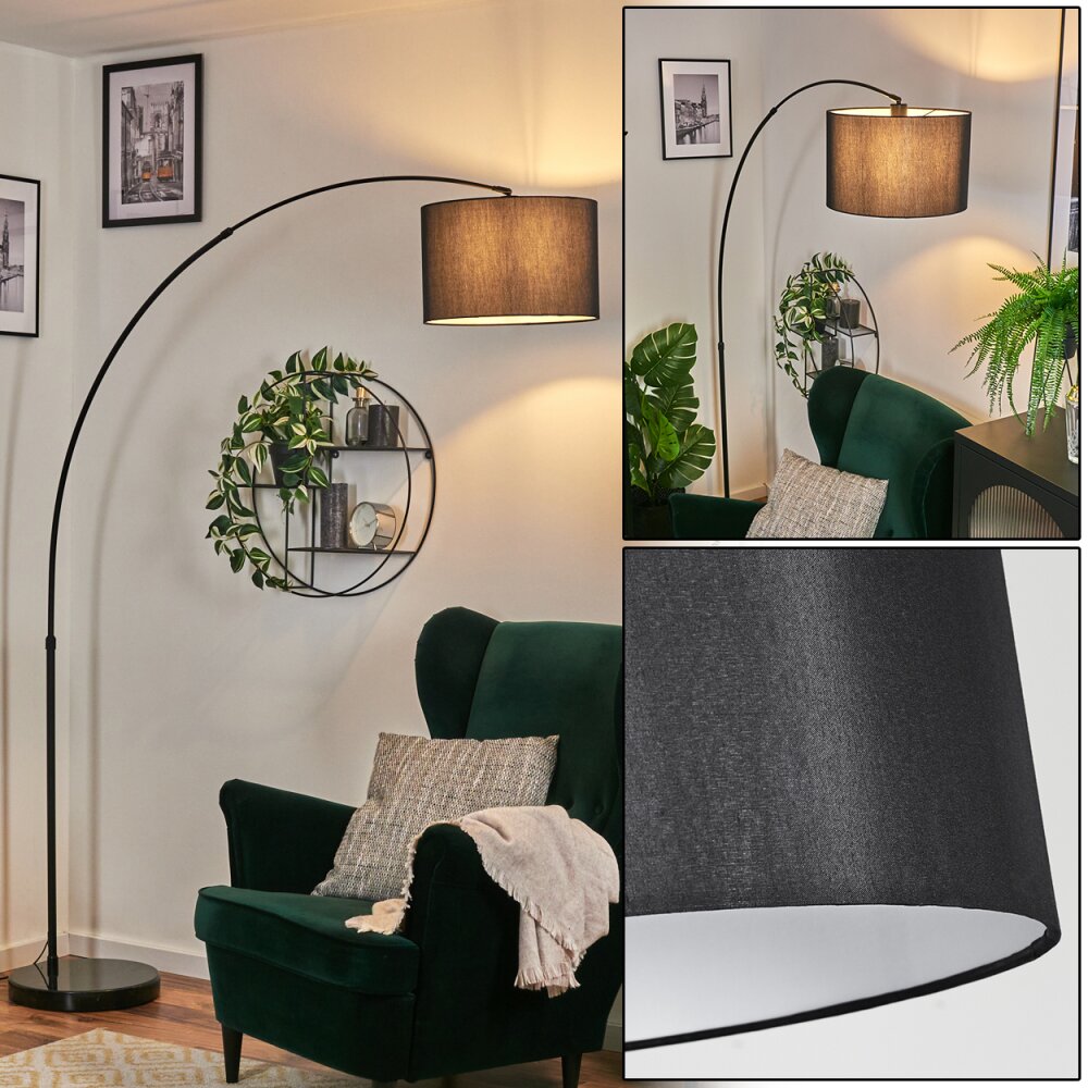 Soungou Staande lamp Zwart, 1-licht main product photo