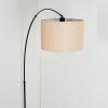 Soungou Staande lamp, Booglampen Zwart, 1-licht