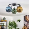 Ripoll Plafondlamp, Kogellampje Blauw, Goud, Groen, 3-lichts