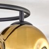 Ripoll Plafondlamp, Kogellampje Blauw, Goud, Groen, 3-lichts