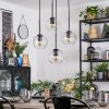 Ripoll Hanglamp, Kogellampje, Cluster hanglamp Duidelijk, 4-lichts
