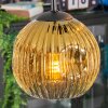 Ripoll Hanglamp, Kogellampje, Cluster hanglamp Goud, Duidelijk, Koperkleurig, Rookkleurig, 4-lichts