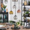 Ripoll Hanglamp, Kogellampje, Cluster hanglamp Goud, Duidelijk, Koperkleurig, Rookkleurig, 4-lichts