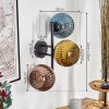 Koyoto Kogellampje, Wandlamp Blauw, Goud, Koperkleurig, 3-lichts