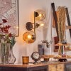 Koyoto Kogellampje, Wandlamp Goud, Zwart, 3-lichts