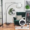 Bassagoda Staande lamp Zwart, 1-licht