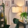Bassagoda Staande lamp Chroom, Zwart, 1-licht