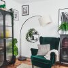 Bassagoda Staande lamp Chroom, Zwart, 1-licht