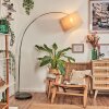Bassagoda Staande lamp Chroom, Zwart, 1-licht