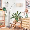 Bassagoda Staande lamp Chroom, Zwart, 1-licht
